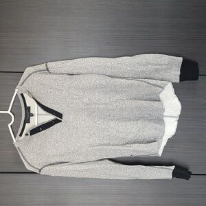 Rag & bone cotton henley lightweight sweater tee gray mens XS
